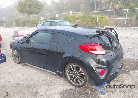 2017 Hyundai Veloster Turbo from USA, damaged, VIN KMHTC6AE3HU314405